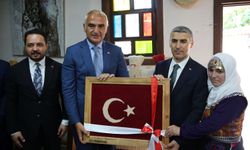 Kültür ve Turizm Bakanı Mehmet Nuri Ersoy, Uşak'ta incelemelerde bulundu