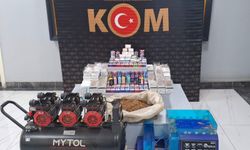 Uşak’ta kapsamlı kaçakçılık operasyonu