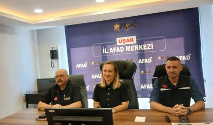 Uşak’ta Basın mensuplarına afet farkındalık eğitimi verildi