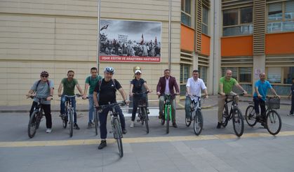 Uşak’ta Dünya Bisiklet Günü Etkinliği