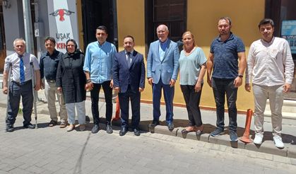 Uşak Üniversitesi Rektörü Prof. Dr. Ekrem Savaş’tan Uşak Kent Konseyine Ziyaret