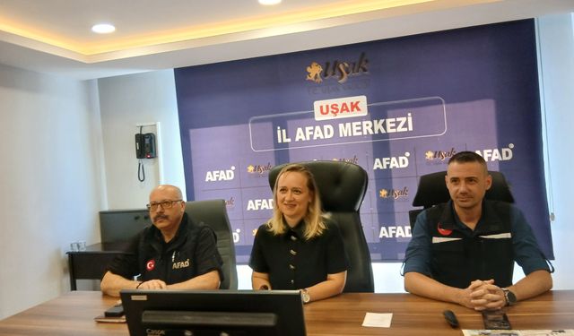 Uşak’ta Basın mensuplarına afet farkındalık eğitimi verildi