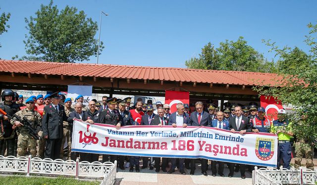 Jandarma teşkilatının kuruluş yıl dönümü Uşak’ta kutlandı