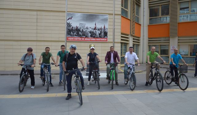 Uşak’ta Dünya Bisiklet Günü Etkinliği