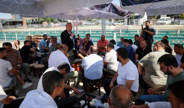 Başkan Yalım TOKİ esnafıyla buluştu