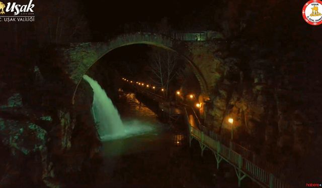 Clandras Su Kemeri Yürüyüş Yolu Aydınlatıldı