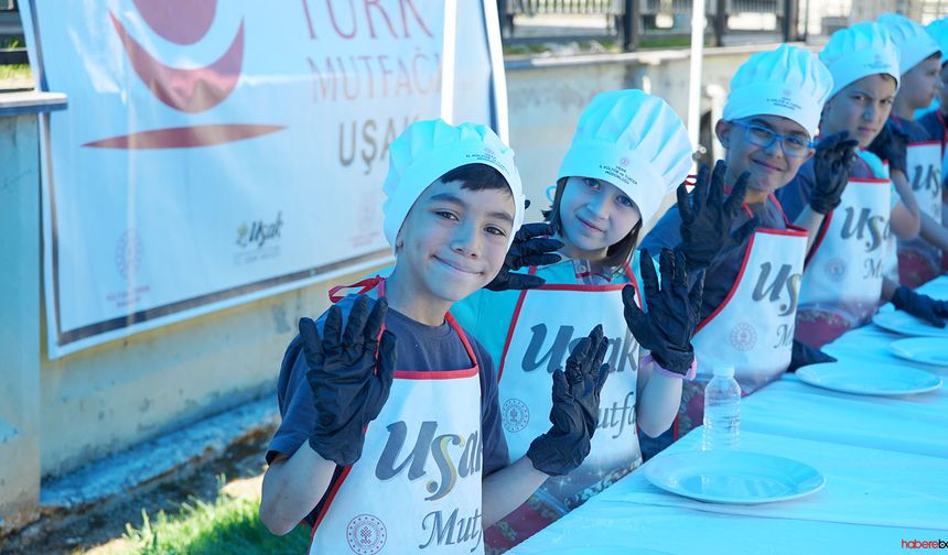 Minik Şefler Ebem Köftesiyle Uşak Mutfağını Şenlendirdi