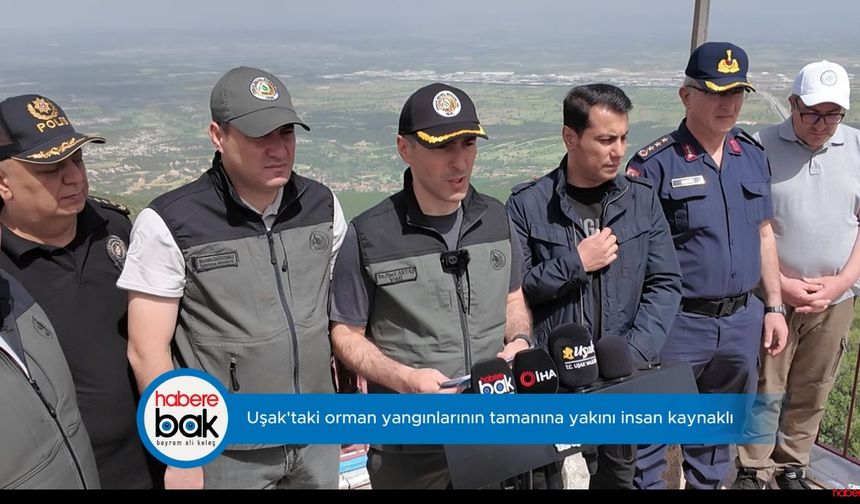 Uşak’ta 5 ay boyunca ormanlara giriş yasaklandı