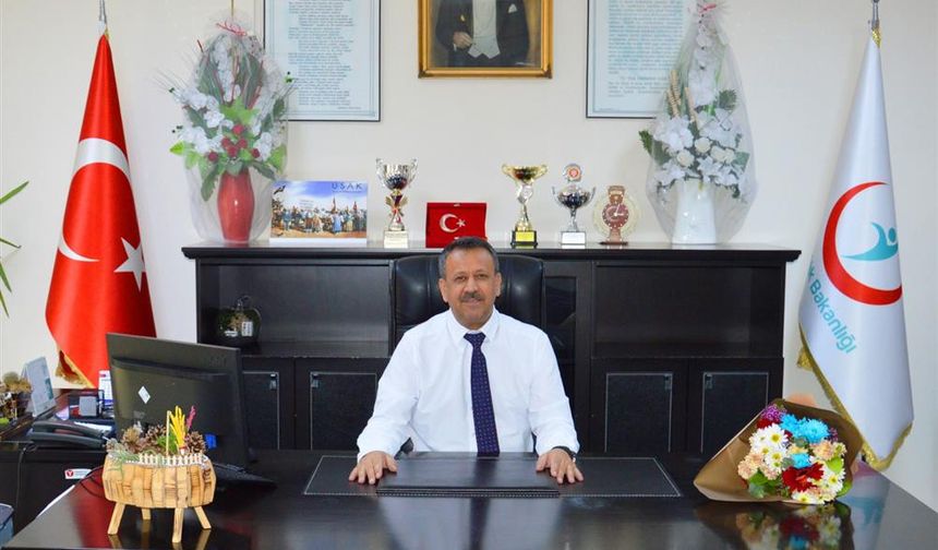 Uşak’ın Başarılı Başhekimi İl Sağlık Müdürü Olarak Atandı