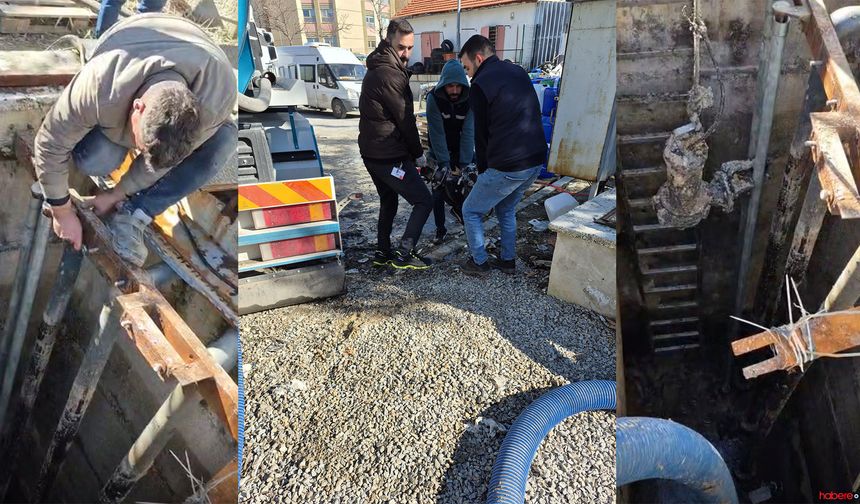 Uşak Eğitim ve Araştırma Hastanesinde Alt Yapı Çalışması