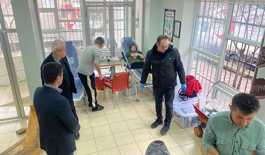 Uşak’ta kan bağışı etkinliği