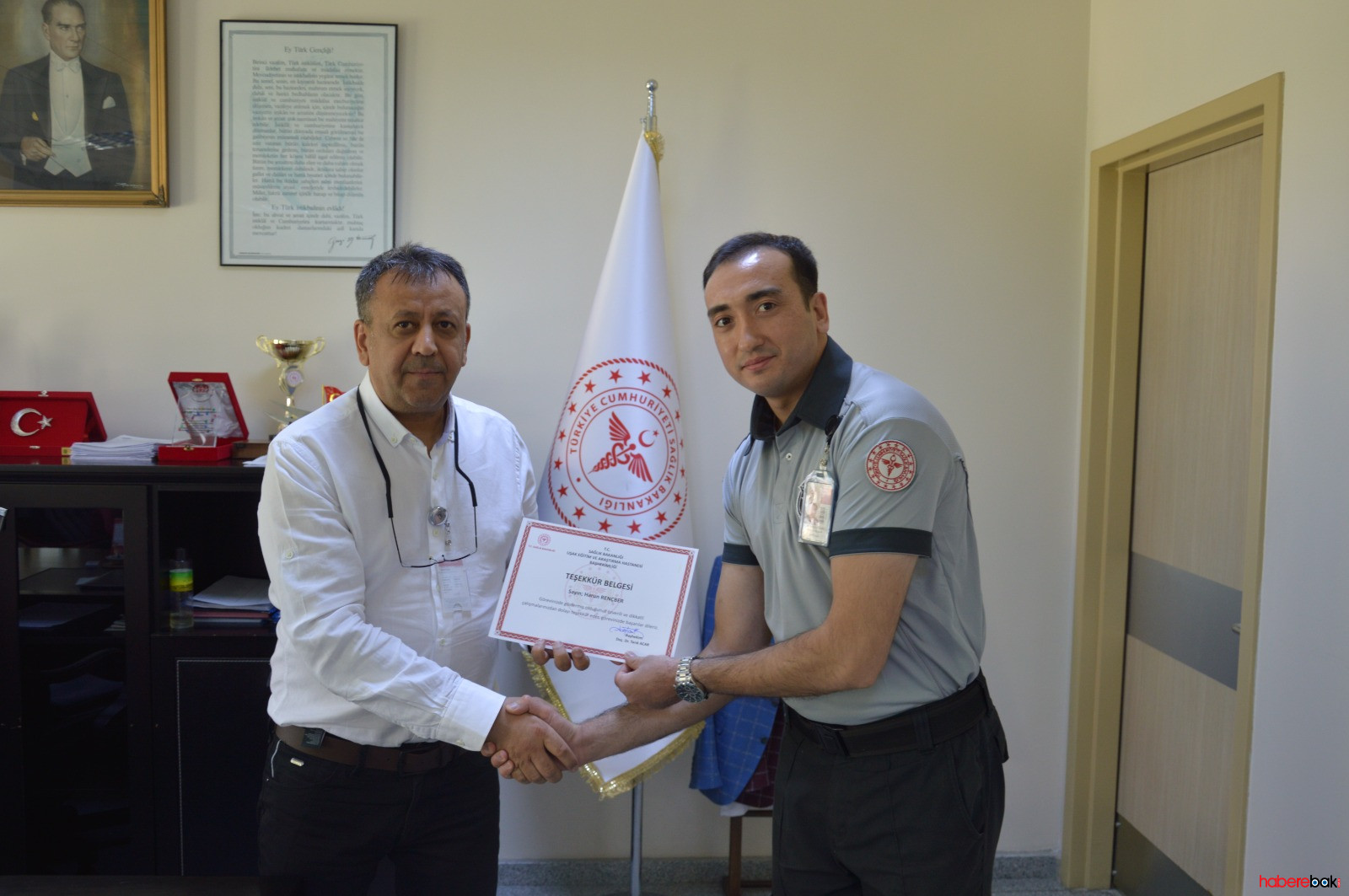 Kandemiri Ve Güvenlik Görevlilerini Makamında Ağırladı 2