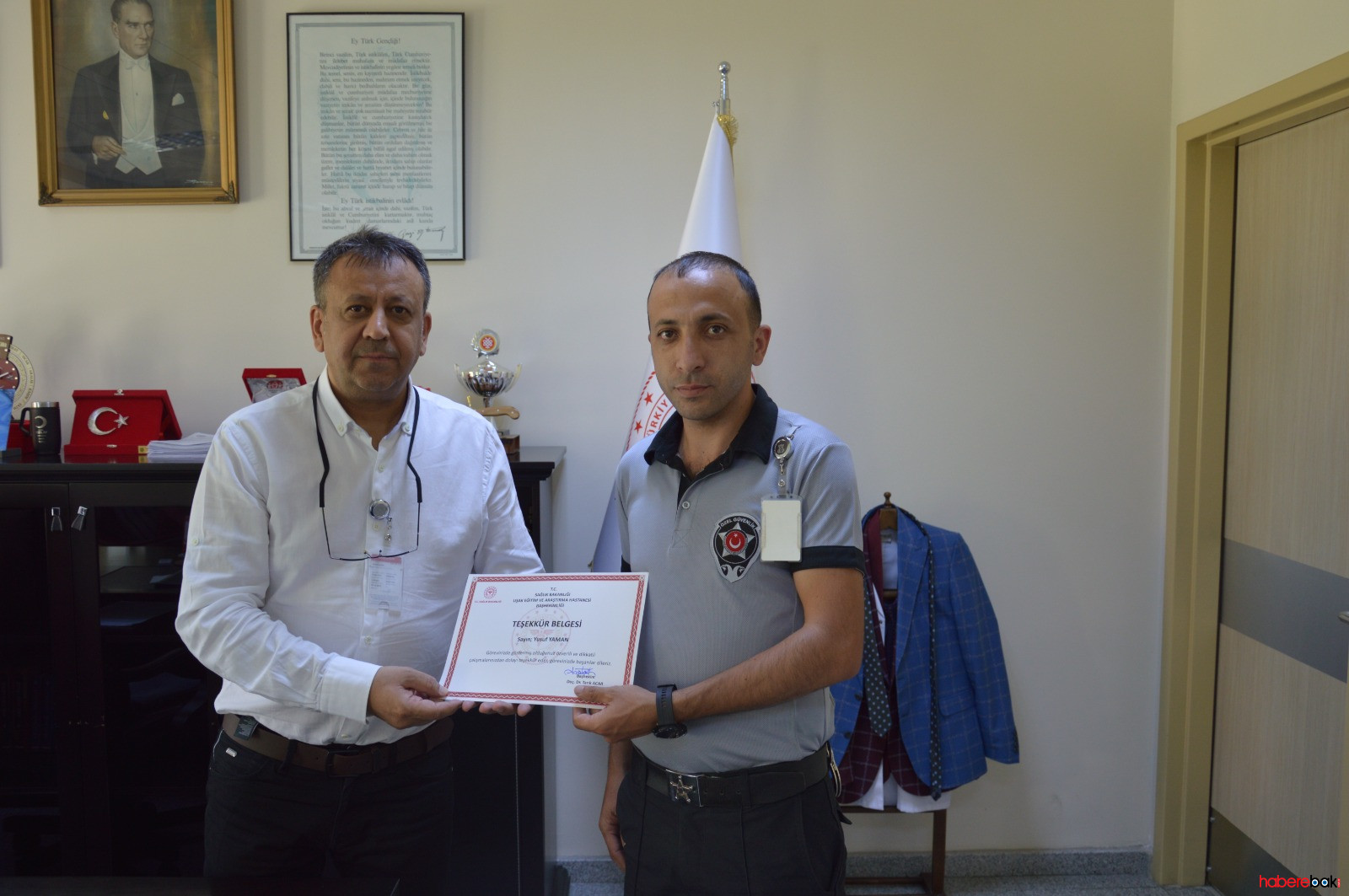 Kandemiri Ve Güvenlik Görevlilerini Makamında Ağırladı 3