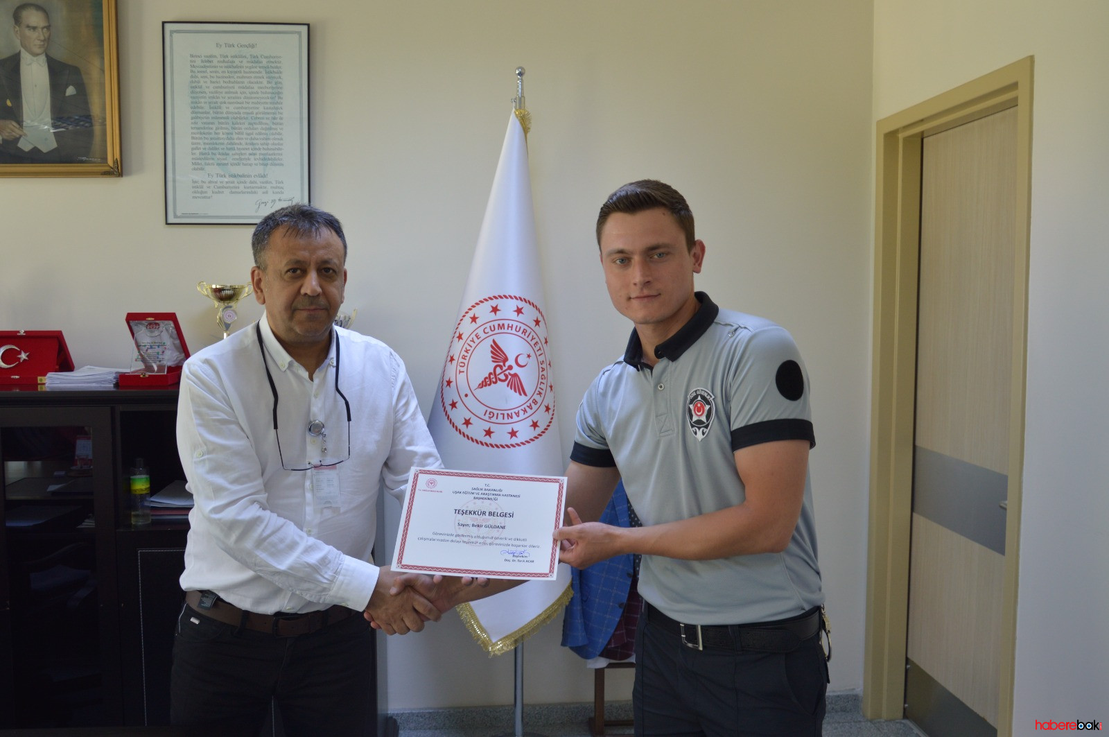 Kandemiri Ve Güvenlik Görevlilerini Makamında Ağırladı 4