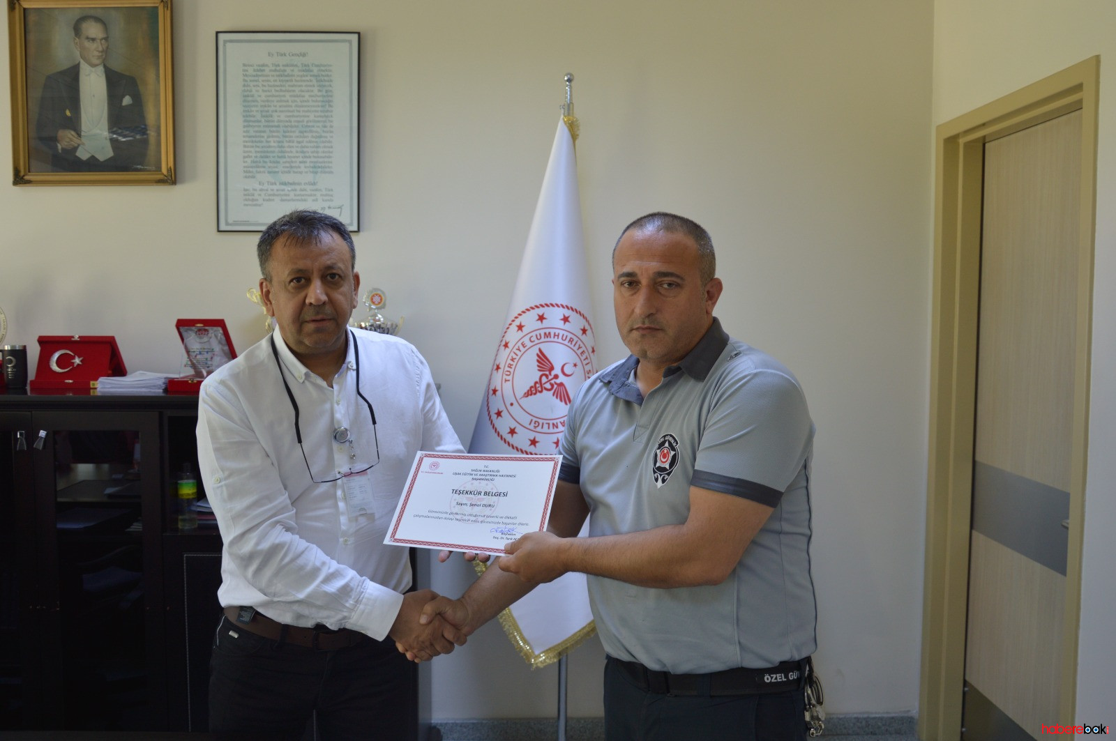 Kandemiri Ve Güvenlik Görevlilerini Makamında Ağırladı 8