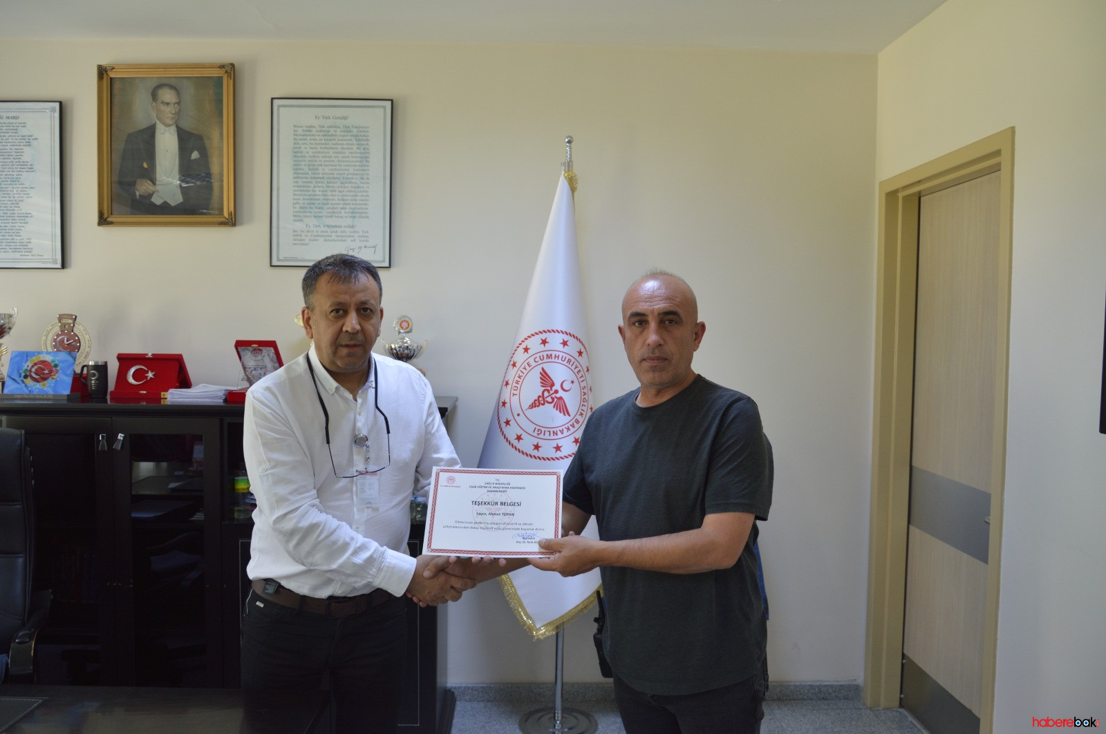 Kandemiri Ve Güvenlik Görevlilerini Makamında Ağırladı 9