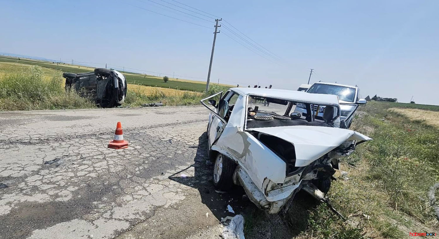 Uşakta Trafiz Kazası 5 Yaralı 1-1
